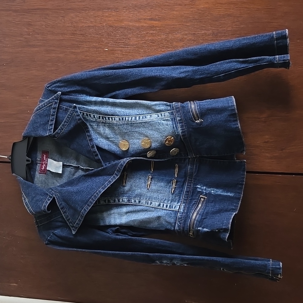 Baby phat jean jacket, size small